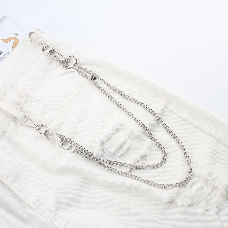 Metal Style Hiphop Waist Chain Unisex Jewelry Casual Spring Enhancement Outfit