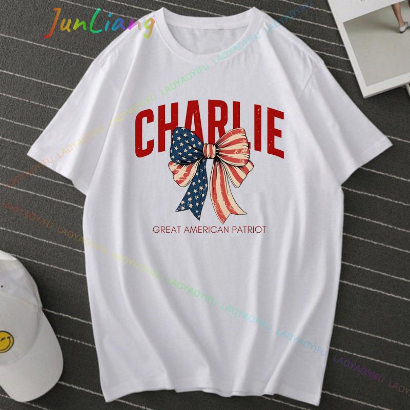 Charlie Kirk Freedom Shirt Human Rights Funny Political Protest Tshirt Classics Shortsleeve Tops Unisex Streetwear Tshirts
