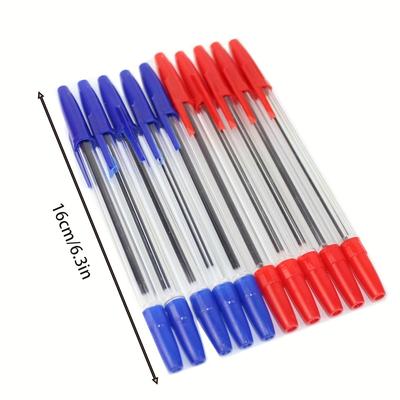 10 Stück Schwarz Rot Blau Kugelschreiber 1,0 mm Gelstift Schüler Unterschreibstift Schreibstift Schreibwaren Schule Büro Zubehör