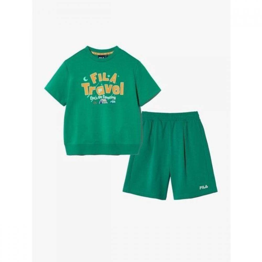 

Fila KidS Travel Club Half Top And Bottom Set S painted/130