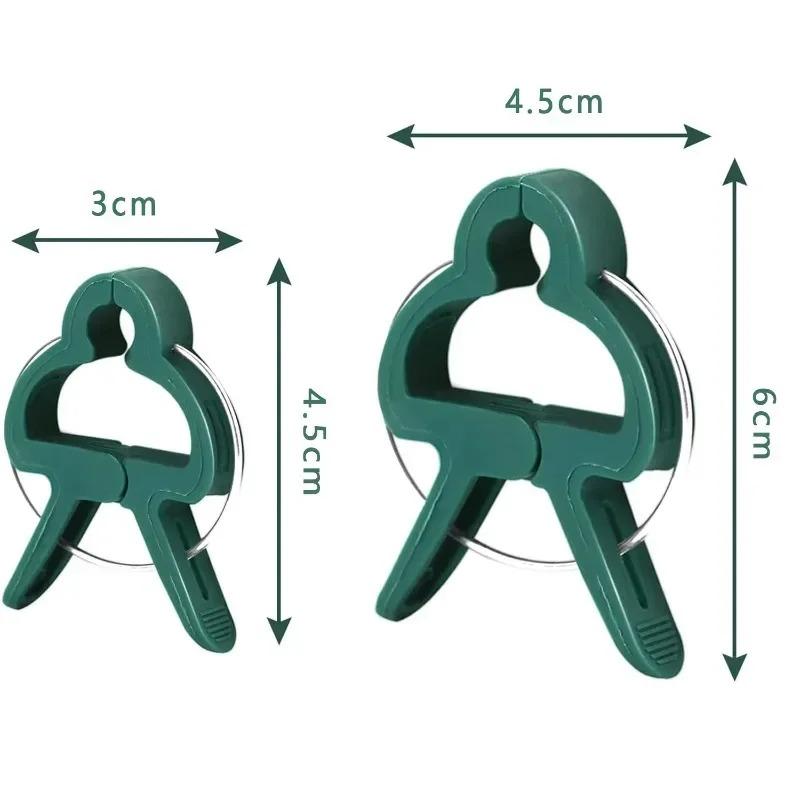 100/20pcs Plant Fixed Clips Garden Reusable Bracket For Flower Vine Vegetable Seedling Tomatoes Support Fastener Garden Supplies
