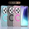 Magsafe Matte Phone Case For Xiaomi Redmi 14C Magnetic Wireless Charging For Xiaomi Redmi 14R Shockproof Back Cover
