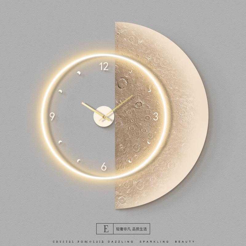 Large Led Wall Clock Luxury Living Room Watches Wall Art Bedroom Kitchen Mural Clocks Acrylic Home Design Aesthetic Decoration