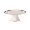 Cake Plate - Villeroy &; Boch - Toy's Delight - 28 Cm - High-quality Porcelain - White-red