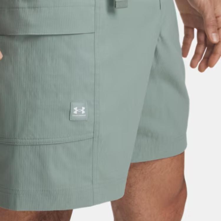 Under Armour Expanse Woven Series Fashionable Simple Stylish Casual Shorts Men shorts Silicon-Green 6000996-348