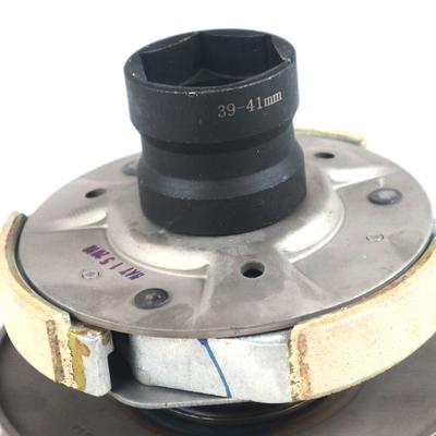 Herramienta de Reparación y Extracción Funda de Tuerca 39 mm-41 mm 43 mm-46 mm Acero al Carbono Tuerca de Polea Pieza de Motocicleta Desmontaje de Embrague