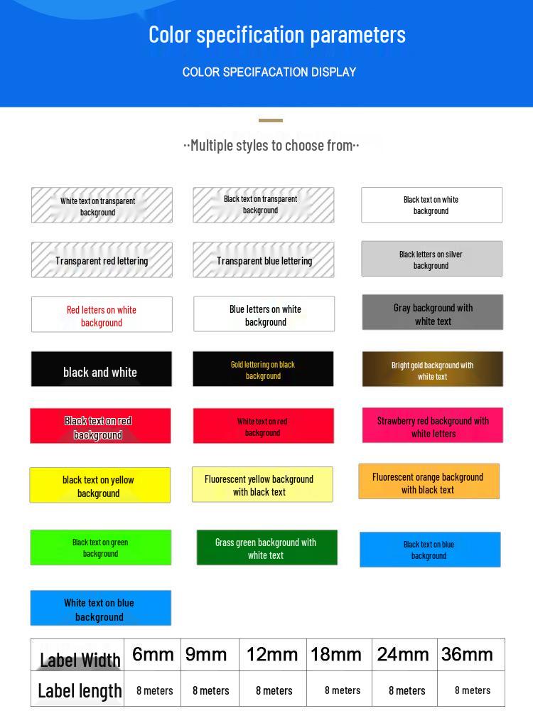 iBests 19mm Waterproof & Scratch-Resistant DYMO DM1 Compatible Labels (45800 Series)