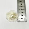Mori Style White Lace Camellia Earrings: High-End Niche Design for Autumn & Winter 2025