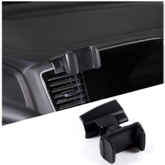 Black ABS Center Console Air Vent Phone Holder For Honda Pilot 2016-