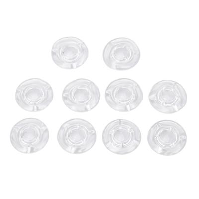 10Pcs Guitar Effect Pedal Footswitch Topper ABS Clear Single Pedal Footswitch Topper 10mm