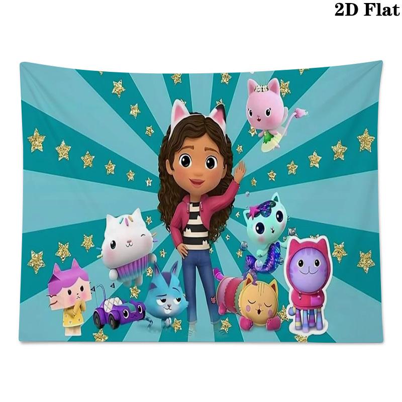 Gabby Wandkleed Esthetisch Wandkleed Bedrukt Stof Deken Decoratieve Wandkleden voor Slaapkamer Woonkamer Huisdecoratie