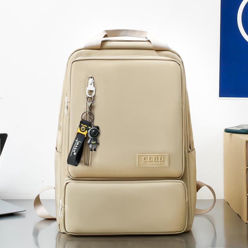 Schoolbag Fashion Junior High School School Bag 1011 New Street Trend Simple Leisure Travel Backpack Trend Large Capacity School Bag