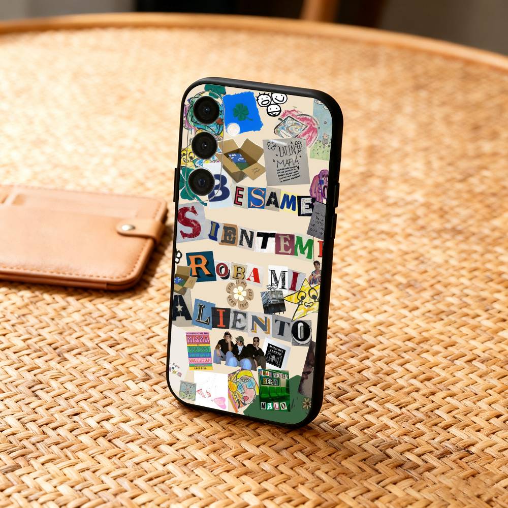 

EPC F-Flores-L-Latin M-Mafia Phone Case For Samsung A73,72,71,53,52,51,22,91,80, Soft Black Cover Samsung a52