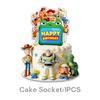 Toy Story Birthday Party Decoration Tableware Set for Baby Shower Or Any Celebration Includes Cups Plates Balloons - Christmas D