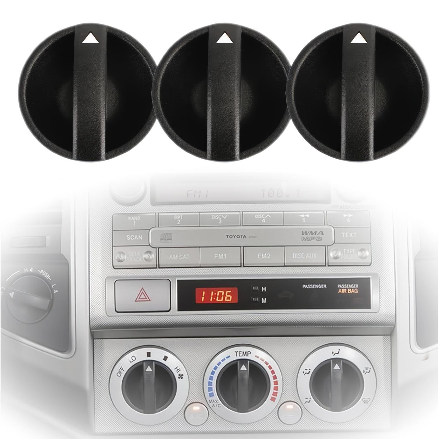 3 PCS Control Knob Fan Heater Tacoma for 2005-2011 Toyota Tacoma Heater Temperature HVAC Replace 55900-04020
