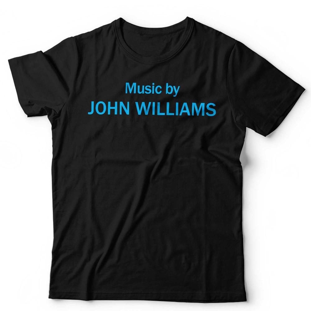 

John Williams T Shirt Music By Unisex Funny Movie Muisc Lover Sci Fi Spielberg XL