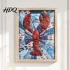 Japanese Fabric Craft No-Sew Art Kit DIY Mosaic Kits for Adults Beginners Quilted Wall Intricate with Frame & Tools Kits Gifts Housewarming