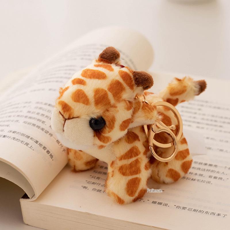 Tiger & Raccoon Plush Snap Band Bracelet - Cute Kids' Zoo Animal Wrist Accessory with Small Pendant