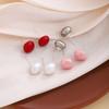 Sweet And Simple Small Jelly Bean Pearl Stud Earrings For Women, Light Luxury And High-End Personalized Earrings In Autumn And Winter