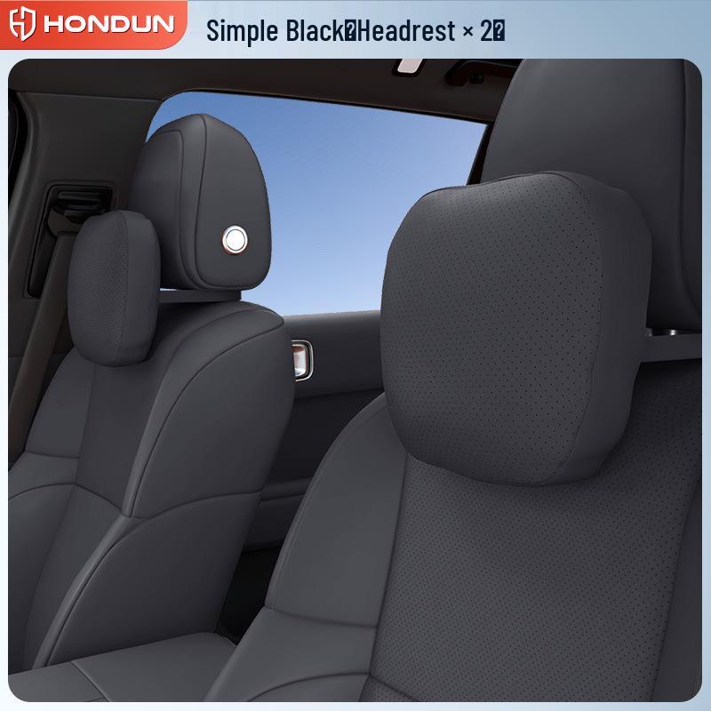 Ideal i8 Headrest & Lumbar Support Pillow - Essential Neck & Back Protection for Car Interiors