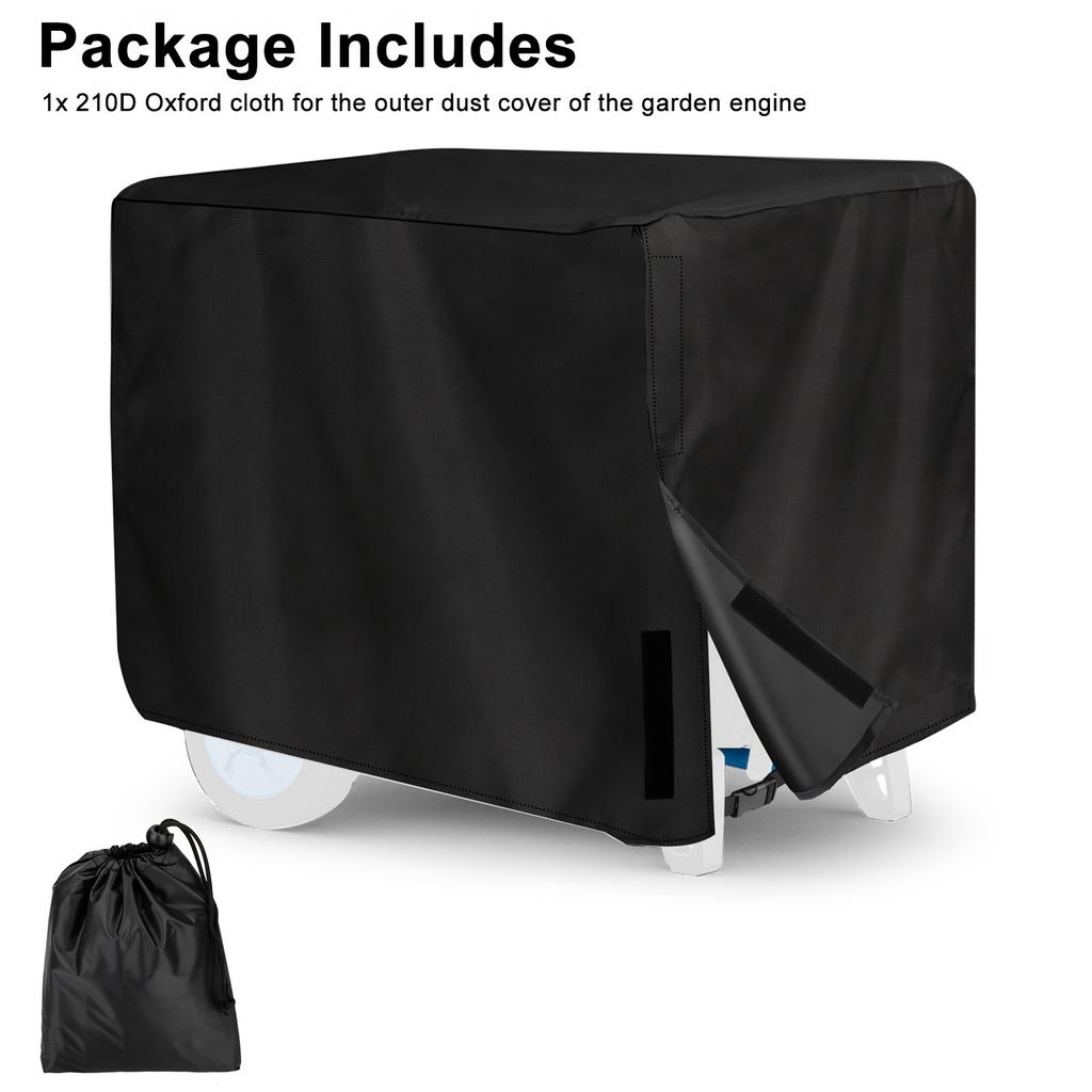 Outdoor Portable Generator Heavy Duty Waterproof Cover, Universal Design Fits Multiple Models, with Storage Bag