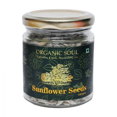 Насіння соняшника (100 г), Sunflower Seeds, Organic Soul