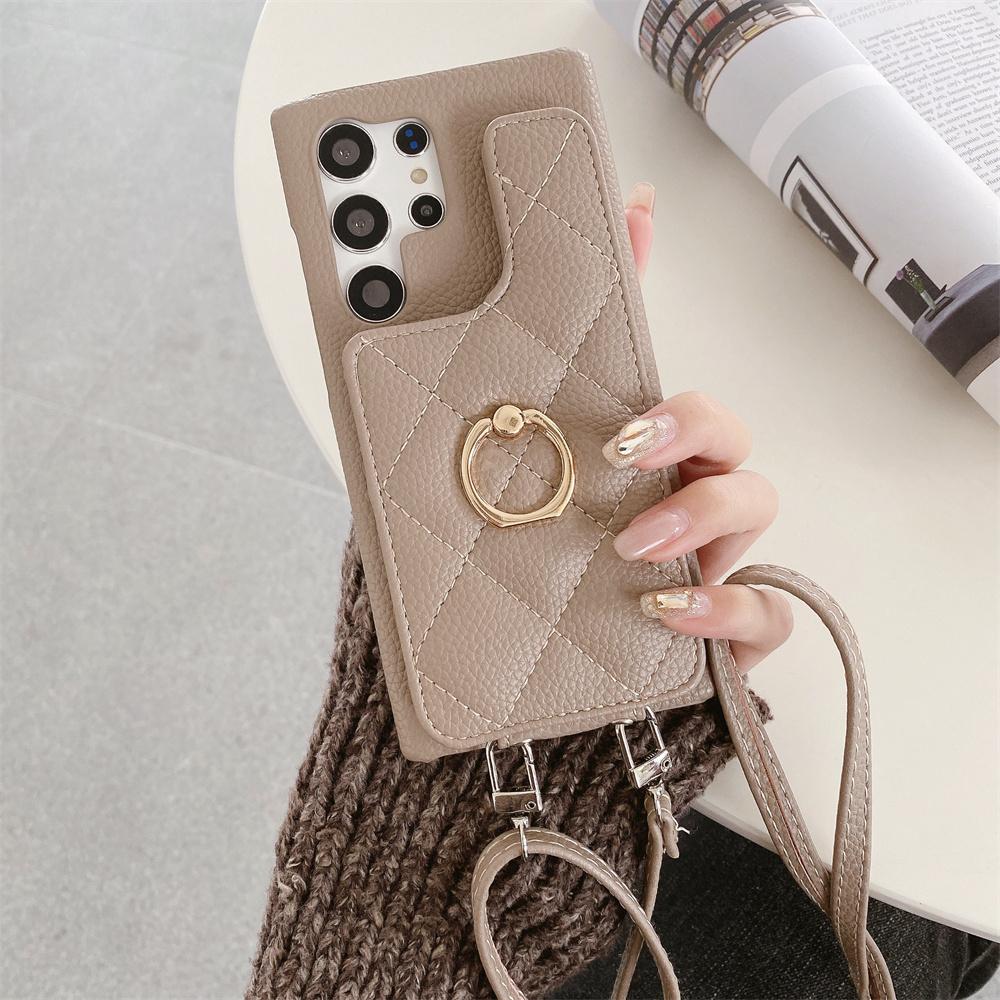

Crossbody Phone Cover for Samsung Galaxy S23 FE S24 Ultra S22 S21 Plus M54 A55 A15 A25 A35 A14 A24 A34 Wallet Card Holder Ring Galaxy A34