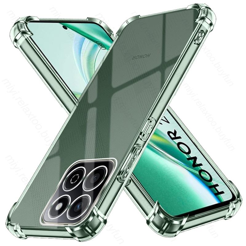 

Honor200 Smart Clear Case for Honor 200 Smart 5G Ultra-Thin Shockproof TPU Soft Camera Protection Cover Honor X7C Case Fundas Honor X7c