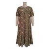 European & American Bohemian Plus Size Summer Beach Dress
