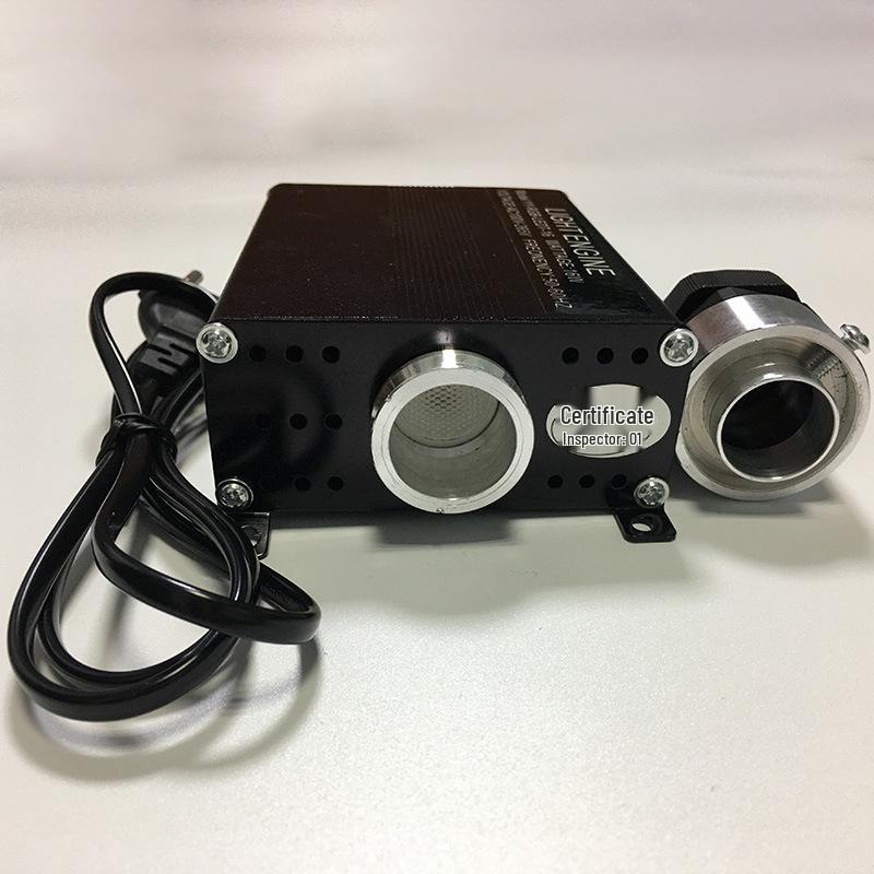 LED Fiber Optic Light Source with Remote Control: 16W, 25W, 45W, 75W, 90W, 120W, Seven-Color Options.