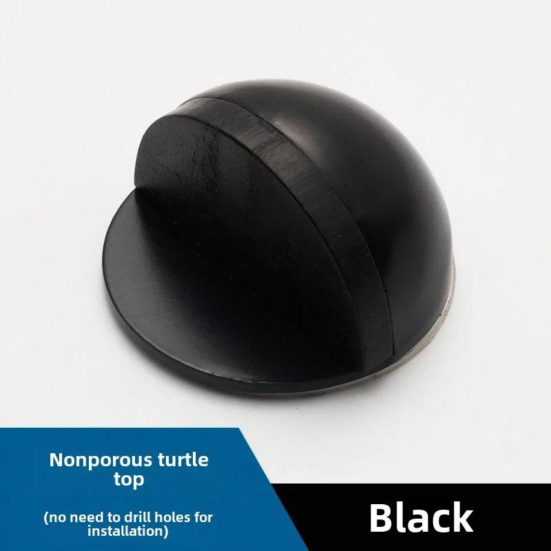 No Drill Door Stopper - Anti-Collision Rubber Guard for Bathroom & Glass Doors, Turtle Shape Non-Slip Household Protector