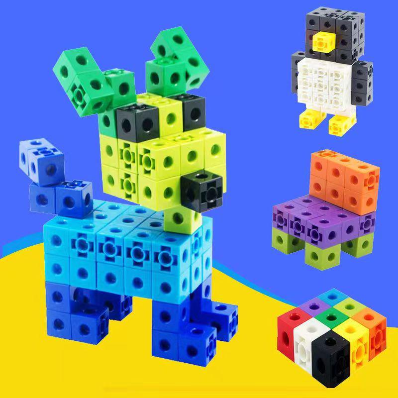Educational Creative Magic Cubes: 2cm Interlocking Building Blocks - 100-Piece Set for Children