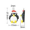 20X25mm Animal Pendant Resin Cartoon Penguin Pendant Charms Light Weight   For Earring