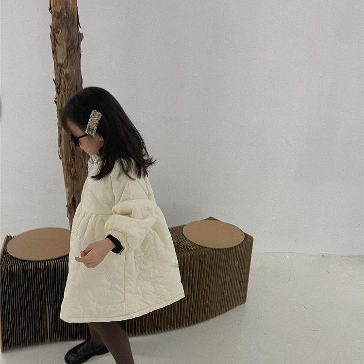 Kindermäntel Herbst Wintermantel Stickerei Ärmel Mädchenmantel Baby Mädchen Winter