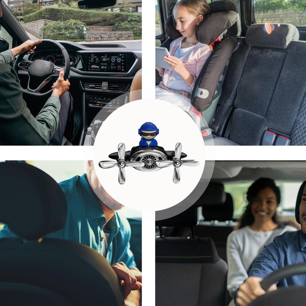 Auto Diffusor Lüftungsschlitzklemme Pilotform Design SUV Langanhaltendes Auto Aromatherapie Duft Parfüm Diffusor Für Lufterfrischer
