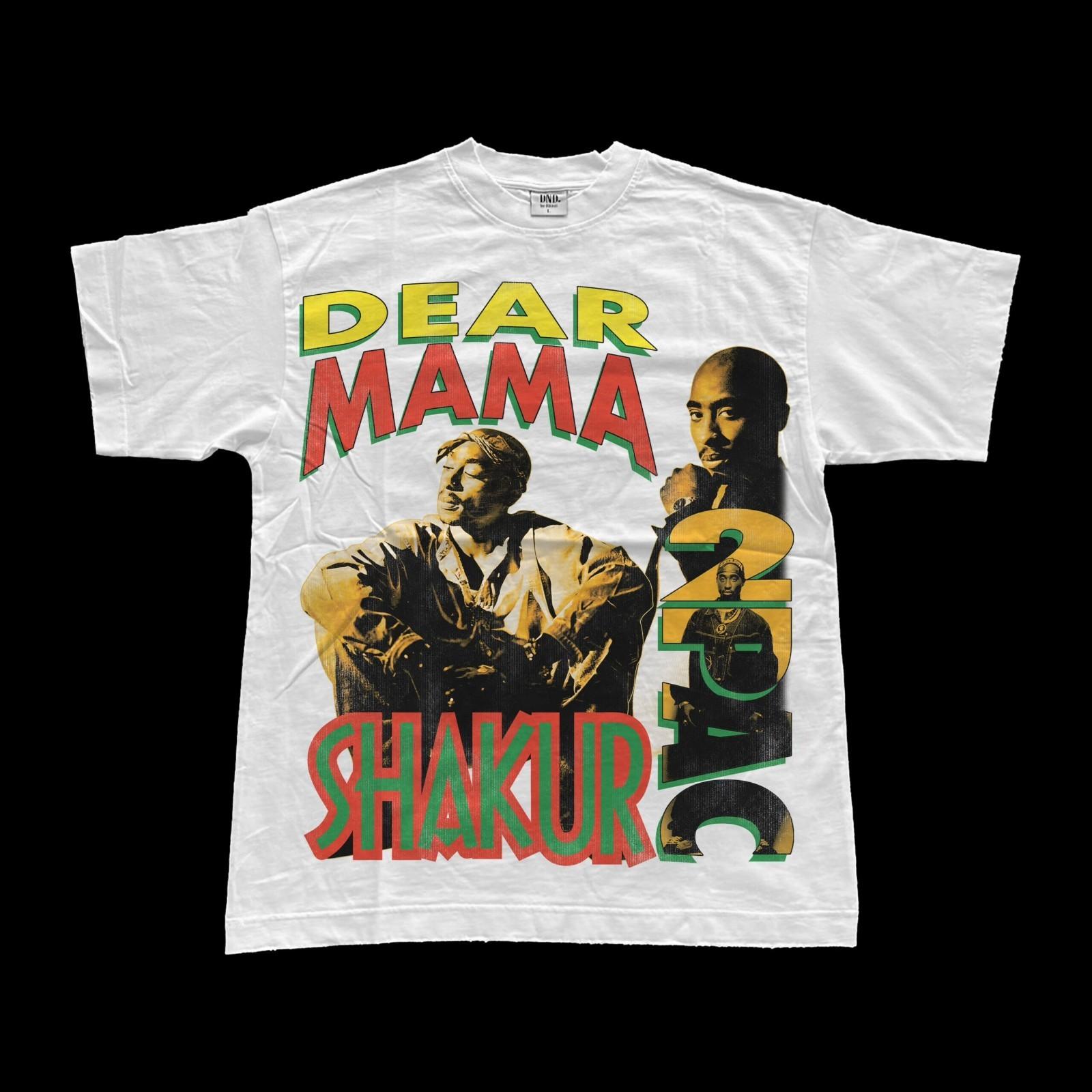 2PAC Dear Mama reprint tshirt , vintage music tshirt Unisex T-Shirt XL