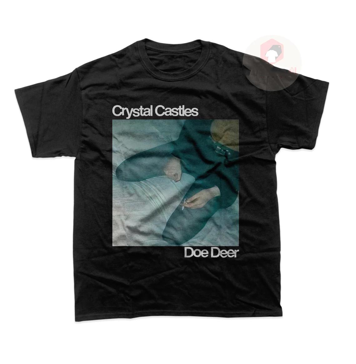 Футболка с изображением группы Crystal Castles и песни Doe Deer, все размеры S-5XL ET1284 S разноцветный