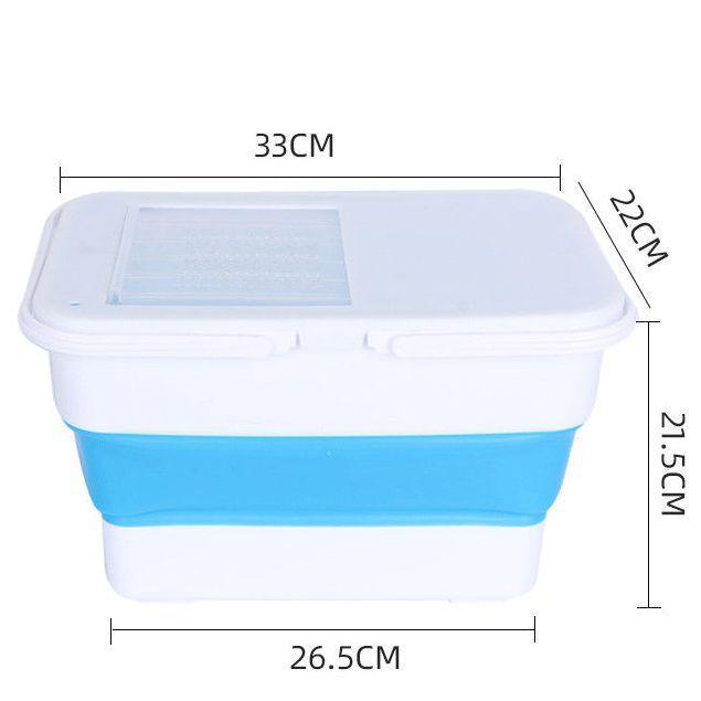 Collapsible Portable Water Bucket for Car Wash, Outdoor, Fishing, and Travel