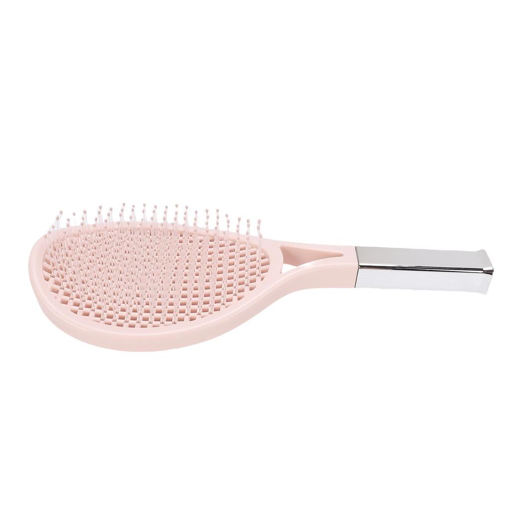 Curly Hair Brush Comfortable Massage Detangling Brush Cushion Hair Comb for Women Pink
