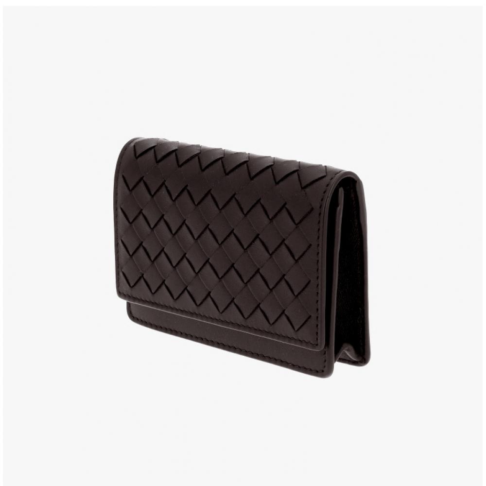 Bottega Veneta 133945 V3un1 2145 Intrecciato Business Card Holder