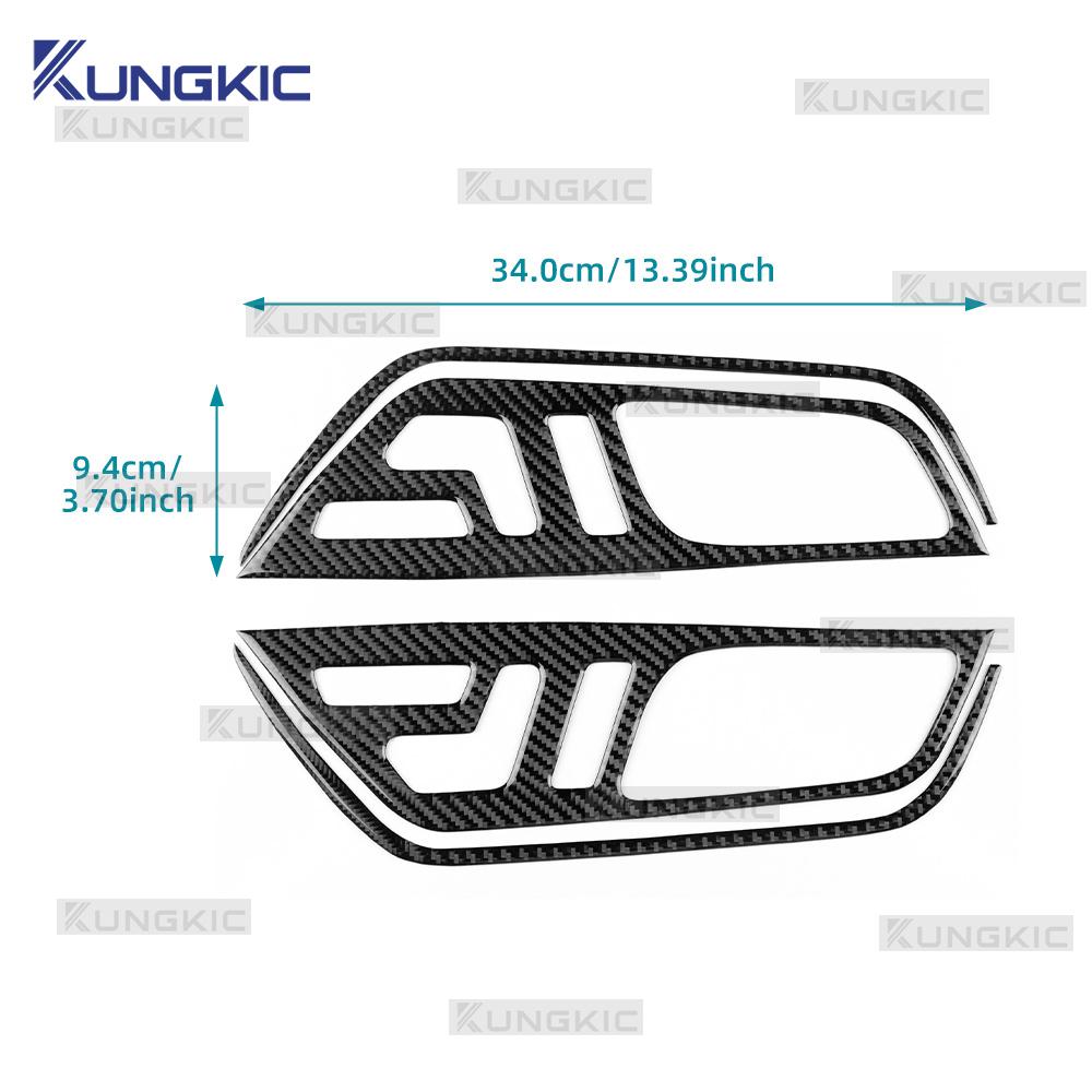 Carbon Fiber Door Handle Frame Sticker for Mercedes Benz SLK R172 2011-2016 SLC 2016-2020 Interior