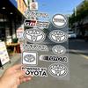 FOR TOYOTA TRO Waterproof Reflective Scratch Cover Sticker Universal Decor Decal For Car Motorcycle Helmet Refrigerator