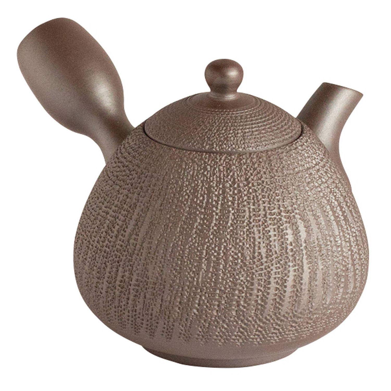 

Saji Pottery Банко-яки Специальный чайник, маленький, 150 мл, аутентичный, в форме баклажана, дизайн, Япония, K3-82-80,