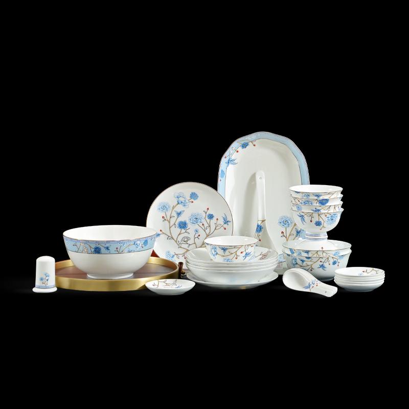 Тан Хуэй Иволга и Ласточка Декор из Костяного Фарфора