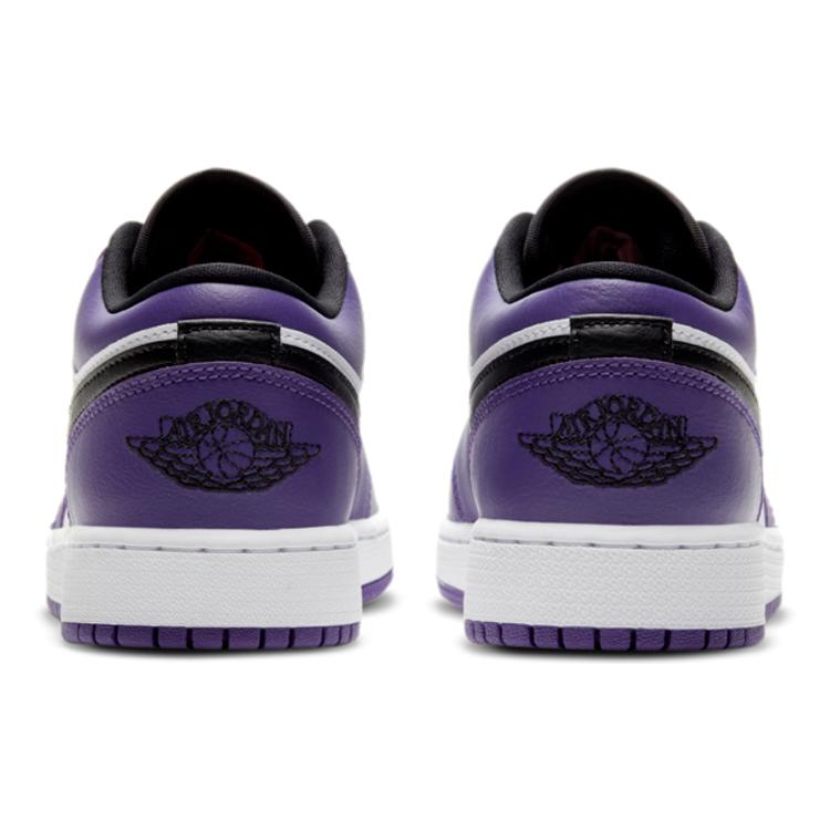 Jordan 1 Low Court Purple White GS 553560-500