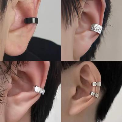 Hochwertige Nischen-Ohrklemmen für Herren – Falsche Knorpel-Clips, Kein Piercing erforderlich