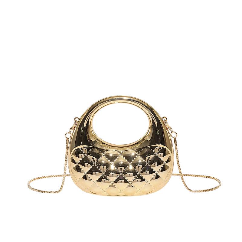 High-End Mini Crescent Acrylic Bag - Niche Fashion Lipstick Coin Purse Crossbody