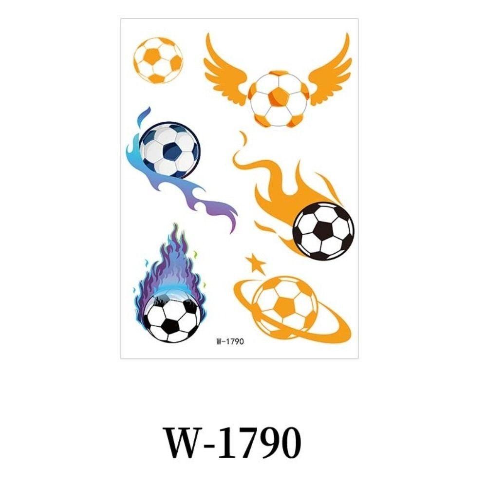 Y2k Spicy Girl Football Tattoo Stickers Featuring Fun Cartoon Ball Instant Decals Abdominal Waist