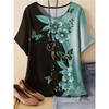 3D-gedrucktes Blumenmuster, sommerliche Damenmode, atmungsaktiv, trendig und vielseitig