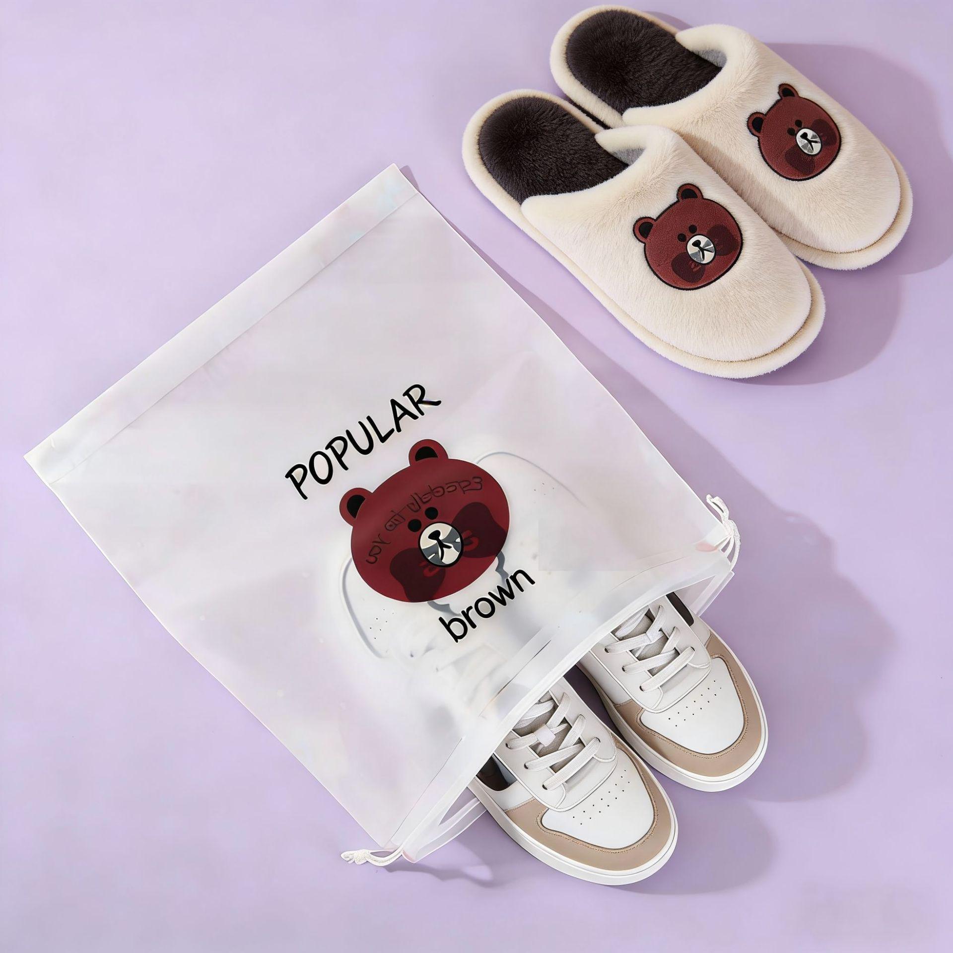 Waterproof Drawstring Shoe Bag for Travel and Storage
